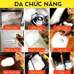 Chai xịt bọt vệ sinh đa năng nội thất ghế da ô tô, phòng bếp, sofa, đánh giày 650ml