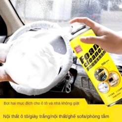 Chai xịt bọt vệ sinh đa năng nội thất ghế da ô tô, phòng bếp, sofa, đánh giày 650ml