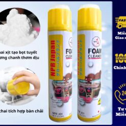 Chai xịt bọt vệ sinh đa năng nội thất, ghế da, trần nỉ ô tô CAMEL