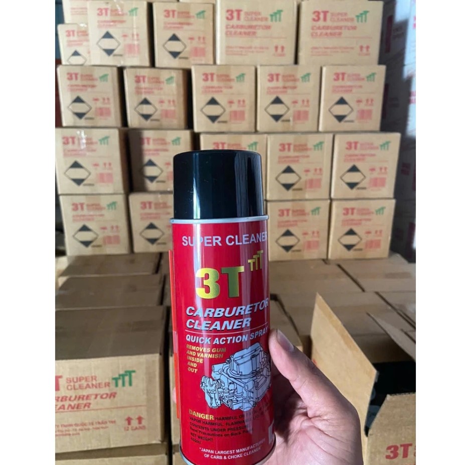 Chai Xịt Chế Xúc Bình Xăng Con, Vệ Sinh Họng Ga Kim Phun DYRAMID 450ml