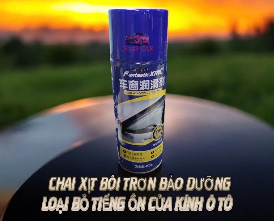 Chai Xịt Dầu Bôi Trơn Cửa Kính Ô Tô Fantastic Xml 450ml – Chống Kẹt Kính & Bảo Dưỡng Gioăng Cao Su