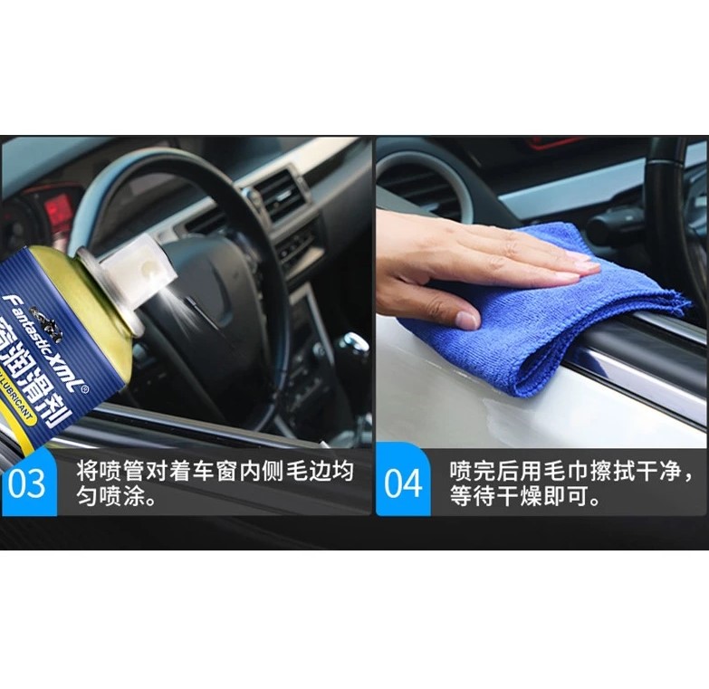 Chai Xịt Dầu Bôi Trơn Cửa Kính Ô Tô Fantastic Xml 450ml – Chống Kẹt Kính & Bảo Dưỡng Gioăng Cao Su