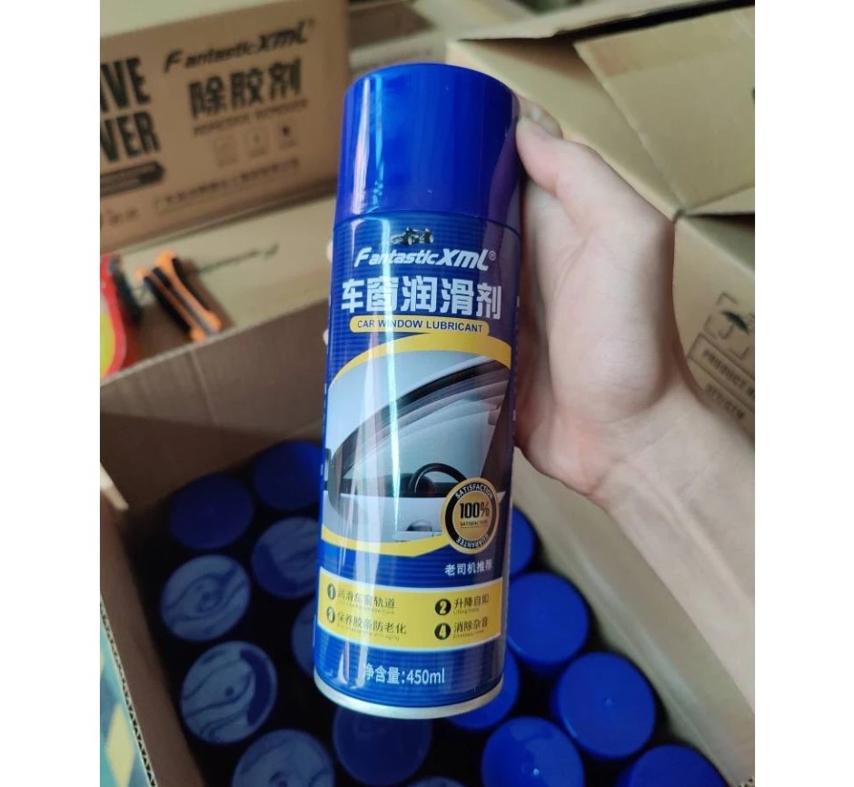 Chai Xịt Dầu Bôi Trơn Cửa Kính Ô Tô Fantastic Xml 450ml – Chống Kẹt Kính & Bảo Dưỡng Gioăng Cao Su