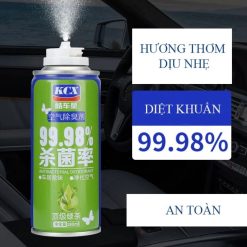 Chai Xịt Khử Mùi Ô Tô 180ml – Khử Khuẩn Điều Hòa, Làm Sạch Nội Thất, Lưu Hương Lâu – Hương Cà Phê, Thảo Mộc, Trái Cây