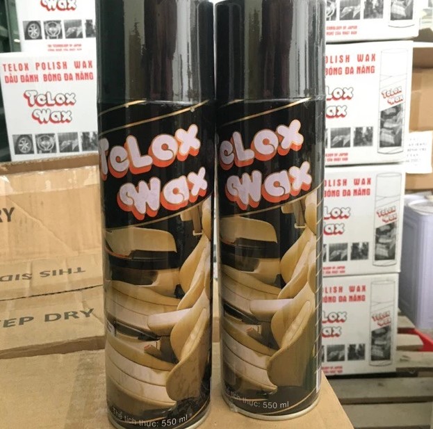 Chai Xịt Làm Bóng Da, Dưỡng Nhựa Cao Cấp Telox Wax 550ml