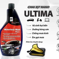 Chai Xịt Nano Dẻo Ultima – Vệ Sinh & Phủ Bóng Nhanh Cho Xe Ô Tô [650ml / 200ml]