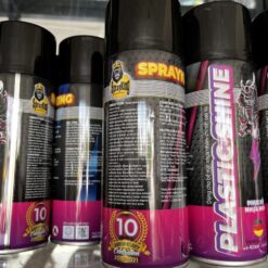 Chai Xịt Phục Hồi, Dưỡng Nhựa Nhám Sprayking Plastic Shine 400ml Tặng Khăn Mẫu Mới Nâng Cấp