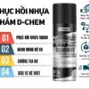Chai Xịt Phục Hồi Nhựa Nhám & Đánh Bóng Đồ Da D-CHEM 450ml – Dưỡng Bề Mặt Nhựa Nhám Ô Tô, Xe Máy