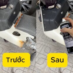 Chai Xịt Phục Hồi Nhựa Nhám & Đánh Bóng Đồ Da D-CHEM 450ml – Dưỡng Bề Mặt Nhựa Nhám Ô Tô, Xe Máy