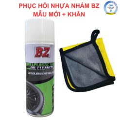 Chai Xịt Phục Hồi Nhựa Nhám & Làm Bóng Lốp Xe BZ Tire Shine Blue Dolphin 450ml