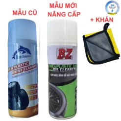 Chai Xịt Phục Hồi Nhựa Nhám & Làm Bóng Lốp Xe BZ Tire Shine Blue Dolphin 450ml