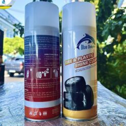Chai Xịt Phục Hồi Nhựa Nhám & Làm Bóng Lốp Xe BZ Tire Shine Blue Dolphin 450ml