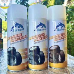 Chai Xịt Phục Hồi Nhựa Nhám & Làm Bóng Lốp Xe BZ Tire Shine Blue Dolphin 450ml