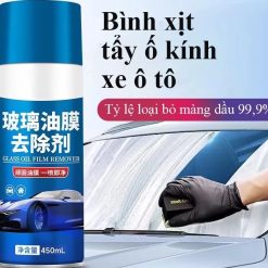 Chai Xịt Tẩy Ố Kính Ô Tô YIPAUTO – Làm Sạch Màng Dầu, Cặn Bẩn, Bóng Kính Xe & Chống Bám Nước