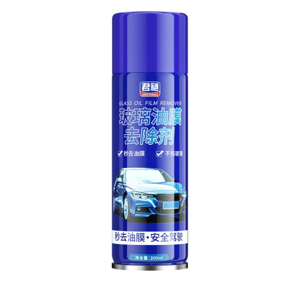 Chai Xịt Tẩy Ố Kính Xe Ô Tô – Bình Xịt Bọt Tẩy Màng Dầu, Cặn Canxi, Vết Bẩn, Làm Bóng Kính Xe, Phủ Nano Chống Bám Nước