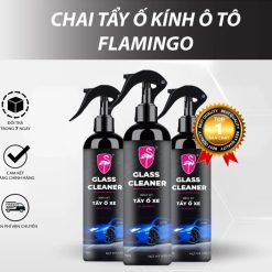 Chai Xịt Tẩy Ố Kính Xe Ô Tô FLAMINGO Làm Sạch Cặn Canxi, Ố Mốc, Mờ Đục & Phủ Nano