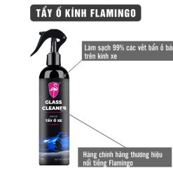 Chai Xịt Tẩy Ố Kính Xe Ô Tô FLAMINGO Làm Sạch Cặn Canxi, Ố Mốc, Mờ Đục & Phủ Nano