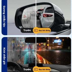 Chai Xịt Tẩy Ố Kính Xe Ô Tô Nhập Khẩu – Tẩy Cặn Canxi, Làm Bóng Kính, Phủ Nano Chống Bám Nước
