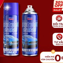 Chai Xịt Tẩy Ố Kính Xe Ô Tô Nhập Khẩu – Tẩy Cặn Canxi, Làm Bóng Kính, Phủ Nano Chống Bám Nước