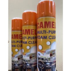 Chai Xịt Tẩy Rửa Nội Thất Ô Tô Camel Dạng Bọt Tuyết 650ml – Có Sẵn Bàn Chải Trên Nắp