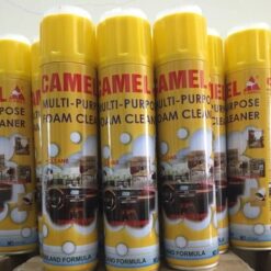 Chai Xịt Tẩy Rửa Nội Thất Ô Tô Camel Dạng Bọt Tuyết 650ml – Có Sẵn Bàn Chải Trên Nắp