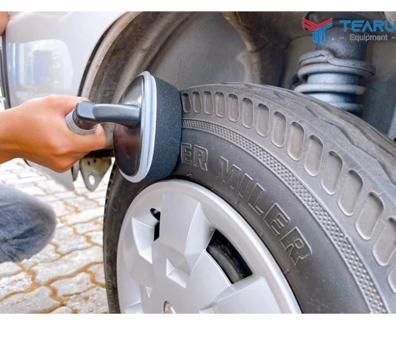 Chổi Quét Bóng Lốp Ô Tô, Xe Máy Bàn Chải Đánh Bóng Lốp Tiện Dụng Cho Garages & Người Dùng Cá Nhân