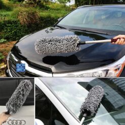 Chổi Quét Bụi Dọn Vệ Sinh Nội Thất Ô Tô Chuyên Dụng – Chổi Tròn, Dẹt Lau Bụi Đa Năng Cho Xe Ô Tô, Xe Tải