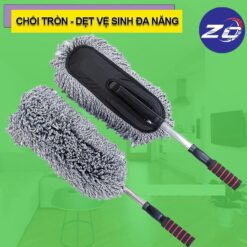 Chổi Quét Bụi Dọn Vệ Sinh Nội Thất Ô Tô Chuyên Dụng – Chổi Tròn, Dẹt Lau Bụi Đa Năng Cho Xe Ô Tô, Xe Tải