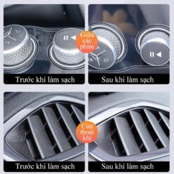 Chổi quét bụi vệ sinh nội thất xe oto làm sạch khe hở điều hòa xe hơi lông mềm mịn, chải cọ mini lau sạch ôtô, máy tính