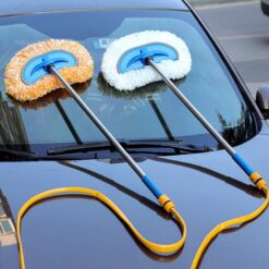Chổi Rửa Xe 2 Trong 1 Kèm Vòi Nước – Chổi Rửa Xe Đa Năng Lau Cửa Kính, Lau Sàn, Lau Bề Mặt Máy Lạnh