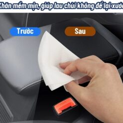 Combo 2–5 Gói Khăn Giấy Ướt Túi Đen 80 Tờ – Chuyên Dụng Lau Dọn Vệ Sinh Nội Thất Ô Tô, Túi Xách, Giày Dép, Đồ Da