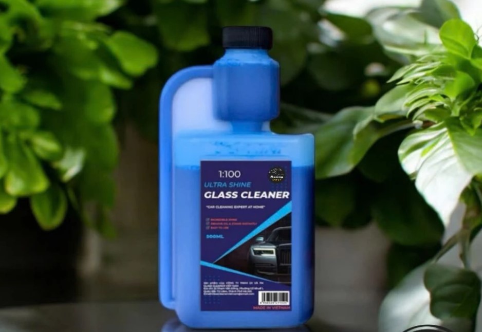 COMBO 2 Chai Nước Rửa Kính Ô Tô GLASS CLEANER 500ML – Đậm Đặc Tỷ Lệ Pha 1:100 (10ML pha được 1 lít nước)