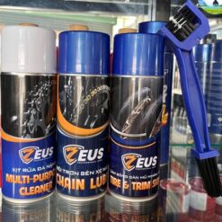 Combo 5 món chăm sóc xe ZEUS – Dưỡng sên, làm sạch, phủ bóng sơn xe dàn nhựa nhám