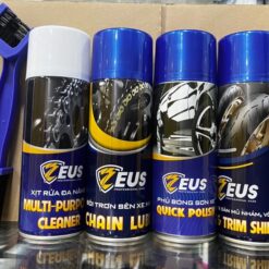 Combo 5 món chăm sóc xe ZEUS – Dưỡng sên, làm sạch, phủ bóng sơn xe dàn nhựa nhám