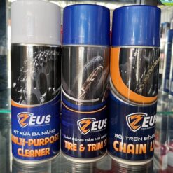 Combo 5 món chăm sóc xe ZEUS – Dưỡng sên, làm sạch, phủ bóng sơn xe dàn nhựa nhám