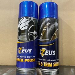 Combo 5 món chăm sóc xe ZEUS – Dưỡng sên, làm sạch, phủ bóng sơn xe dàn nhựa nhám