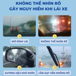 COMBO Chống bám nước kính xe 3M PN08889LT & Tẩy ố kính ô tô 3M