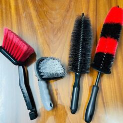 Combo Cọ Rửa Xe Đa Năng – Chổi Rửa Mâm Lazang, Bàn Chải Lốp, Vệ Sinh Gầm & Lốc Máy Ô Tô, Xe Máy