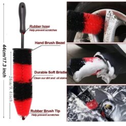 Combo Cọ Rửa Xe Đa Năng – Chổi Rửa Mâm Lazang, Bàn Chải Lốp, Vệ Sinh Gầm & Lốc Máy Ô Tô, Xe Máy