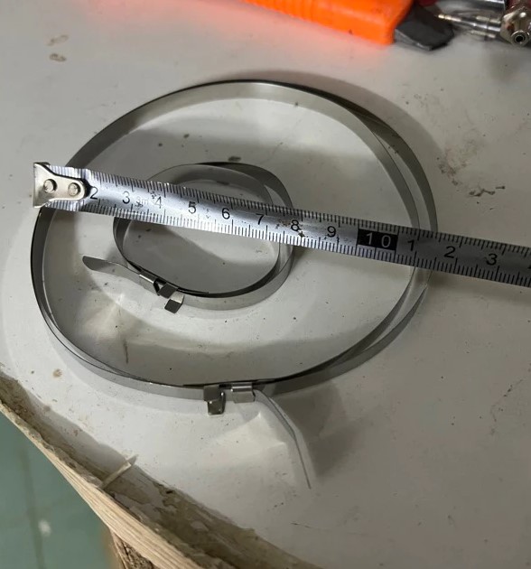 Đai Buộc Chụp Bụi Láp Loại Rút Có Khóa Gấp Thái Lai – Inox Chống Gỉ, Bền Chắc