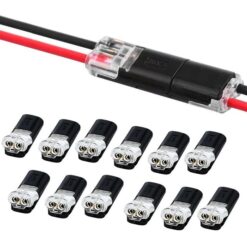 Đầu Nối Dây 2 Chân Chống Nước – Phích Cắm Điện Nhanh Cho Pin Ô Tô, Xe Máy, Thiết Bị Hàng Hải