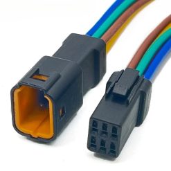 Đầu Nối Dây Chống Nước, Ổ Cắm Nam Và Nữ Có Cáp Đầu Nối Điện JST JWPF – Loại 2P / 3P / 4P / 6P / 8P – Kích thước 0.6mm