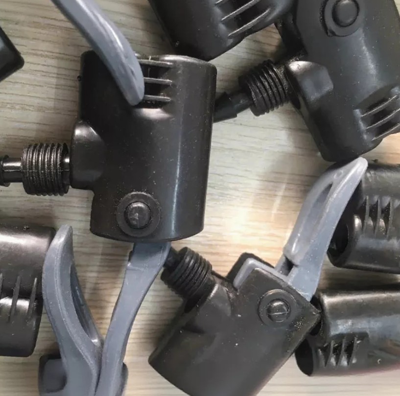 Đầu Vòi Bơm Đa Năng Cho Xe Đạp, Xe Máy Tương Thích Schrader & Presta, Áp Suất 150 PSI, Chất Liệu ABS Cao Cấp