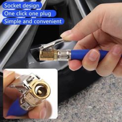 Dây Bơm Lốp Ô Tô, Xe Máy Đầu Kẹp Cao Cấp – Phụ Kiện Cho Súng Bơm Lốp Dùng Máy Nén Khí