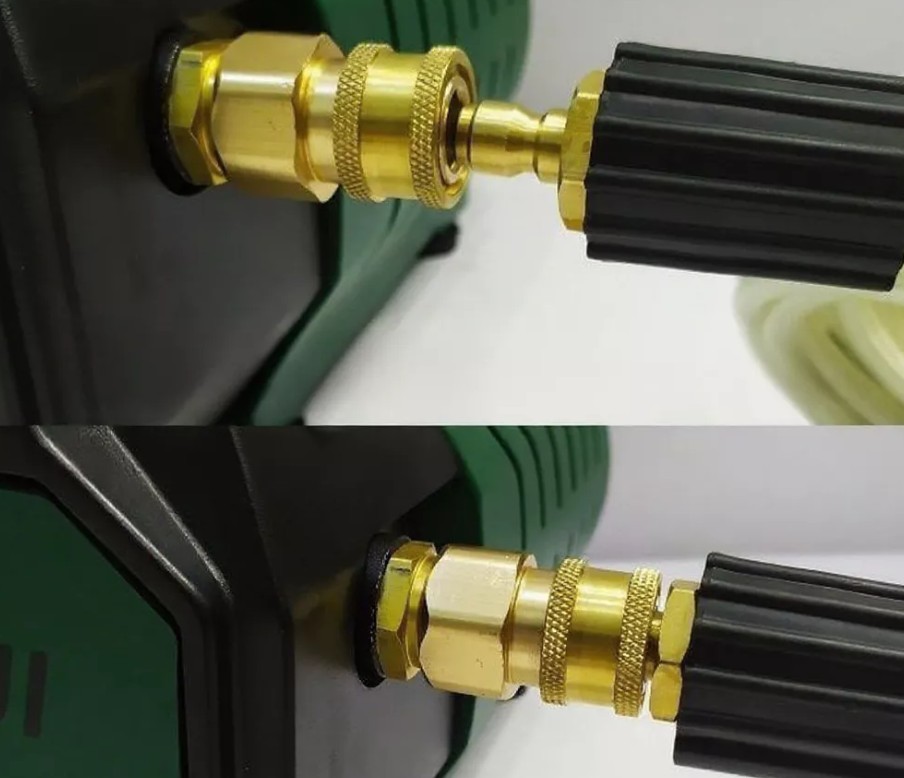 Dây Rửa Xe Áp Lực Cao 10m – 15m – 20m – 30m, 2 Đầu Ren 22mm Kèm Khớp Nối Đồng