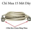 Dây Rửa Xe Áp Lực Cao 22mm – Chiều Dài 10m, 15m, 20m, 30m, Tùy Chọn Khớp Nối, Bền, Chịu Áp Lực Tốt