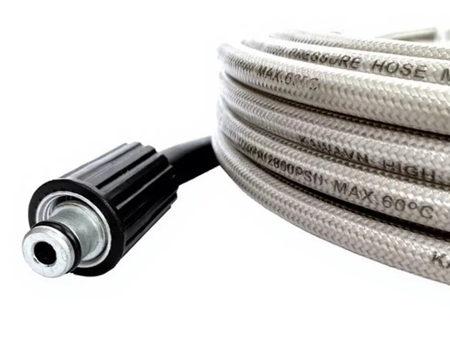 Dây Rửa Xe Áp Lực Cao 22mm – Chiều Dài 10m, 15m, 20m, 30m, Tùy Chọn Khớp Nối, Bền, Chịu Áp Lực Tốt