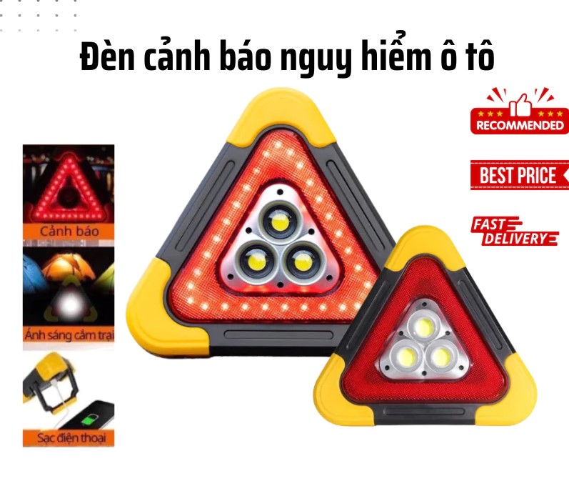 Đèn cảnh báo ô tô - Biển cảnh báo nguy hiểm ô tô có đèn led