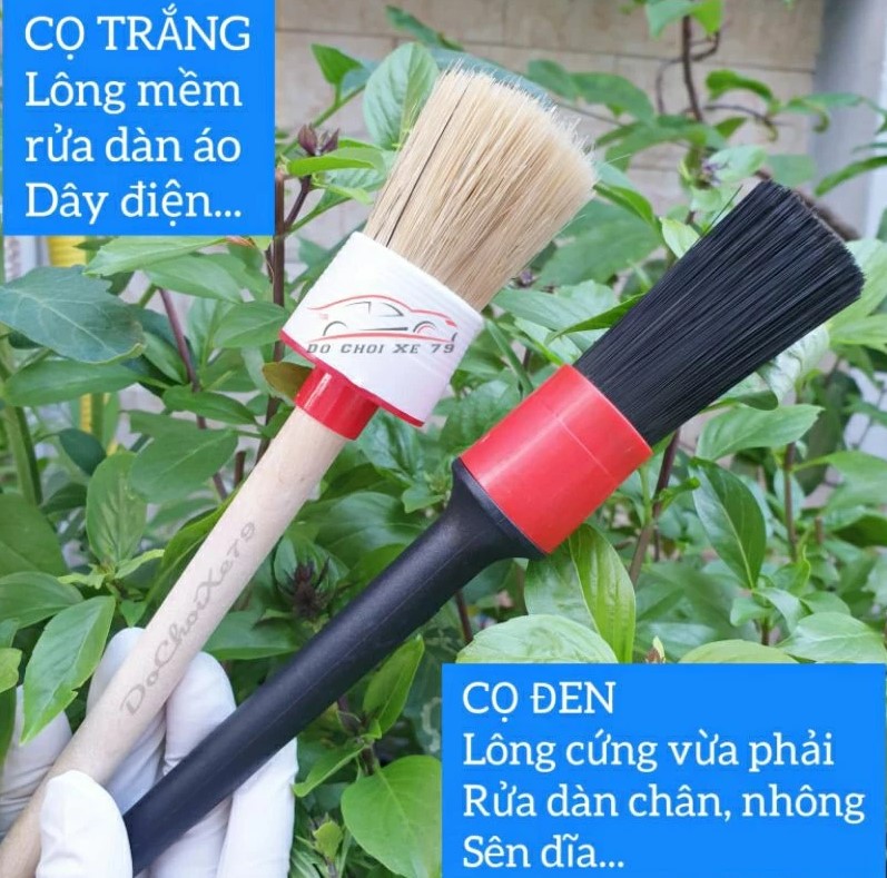 Dụng Cụ Rửa Xe Máy Ô Tô Nhiều Món Găng Tay, Bộ 5 Cọ Rửa, Mút, Bàn Chải, khăn lau