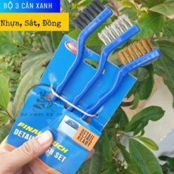 Dụng Cụ Rửa Xe Máy Ô Tô Nhiều Món Găng Tay, Bộ 5 Cọ Rửa, Mút, Bàn Chải, khăn lau